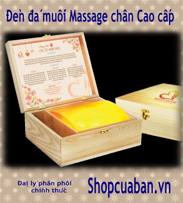 Đèn đá muối massage chân cao cấp