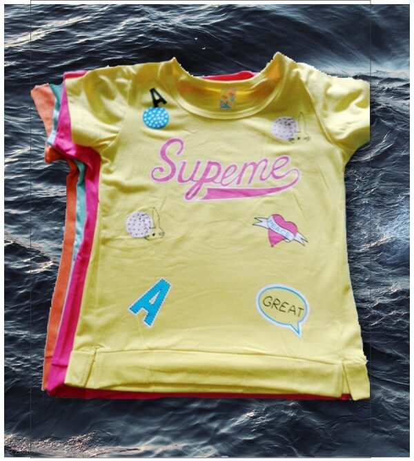 Lô áo bé gái có tay màu size S - XL