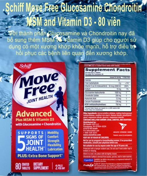 Glucosamine Chondroitin MSM and Vitamin D3
